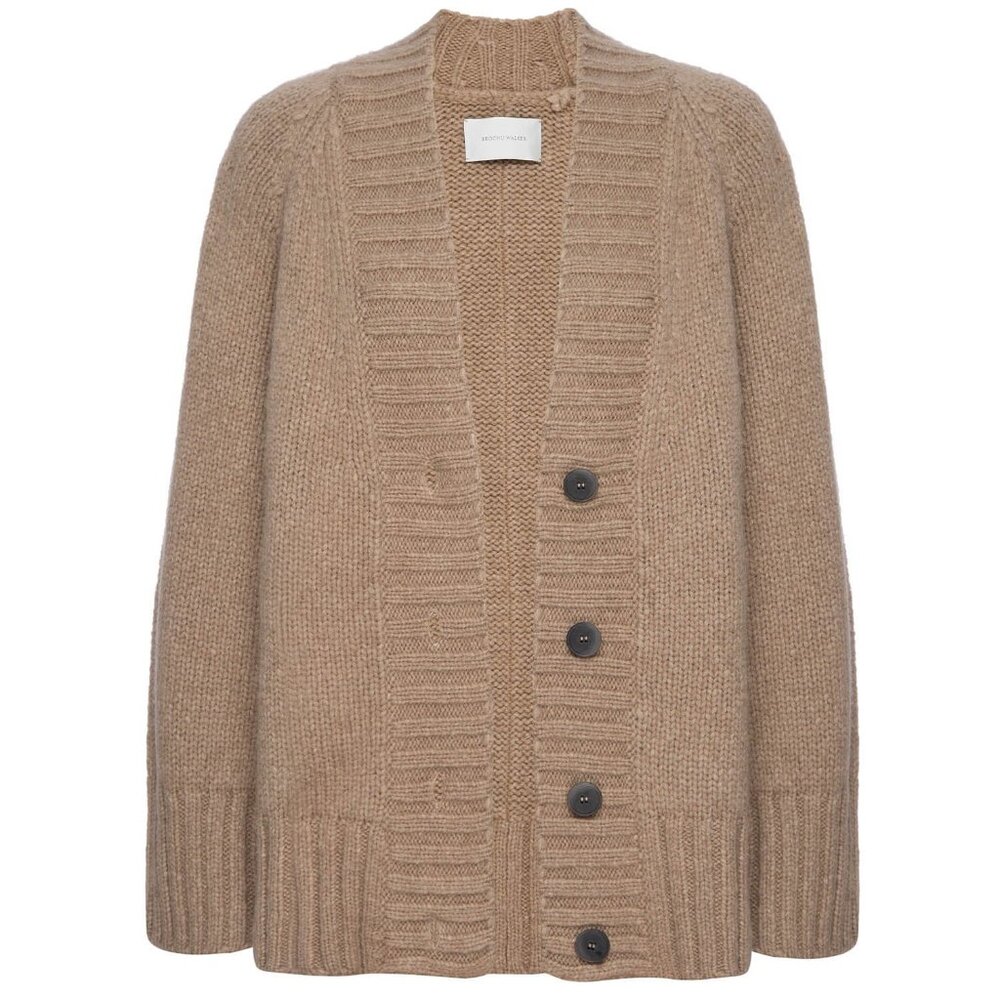Brochu Walker The Cassian Cardigan in Camel Melange